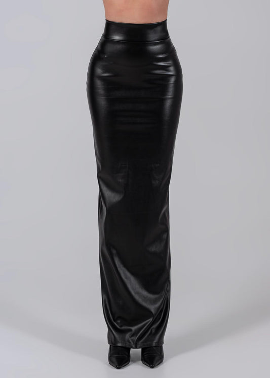 Vegan Leather Skirt