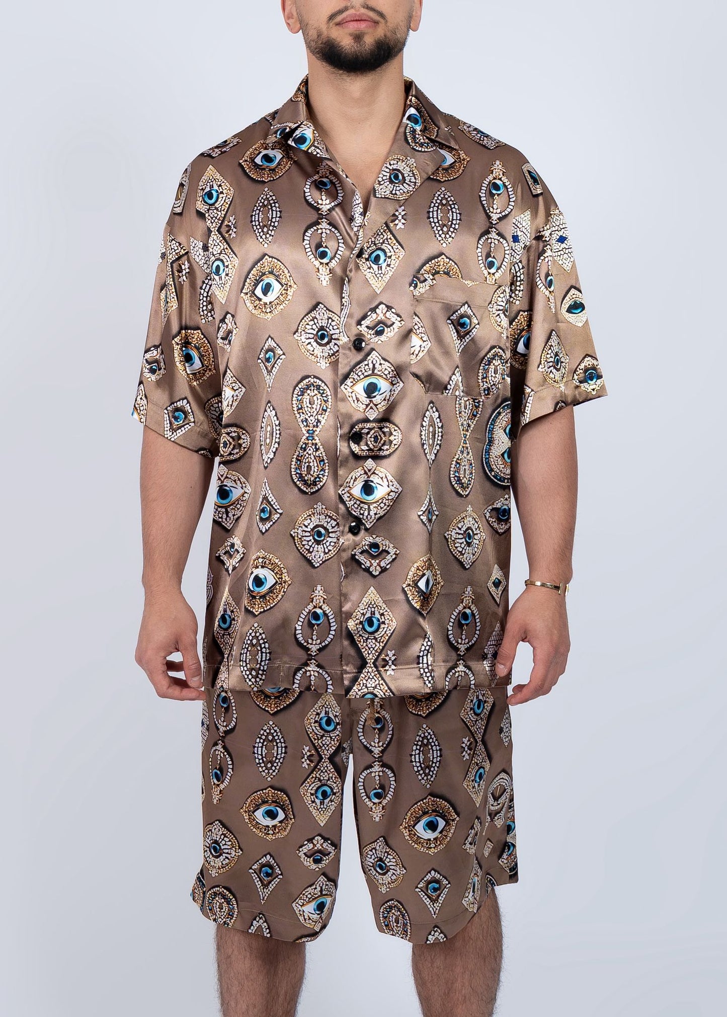 Brown Evil Eye Shirt
