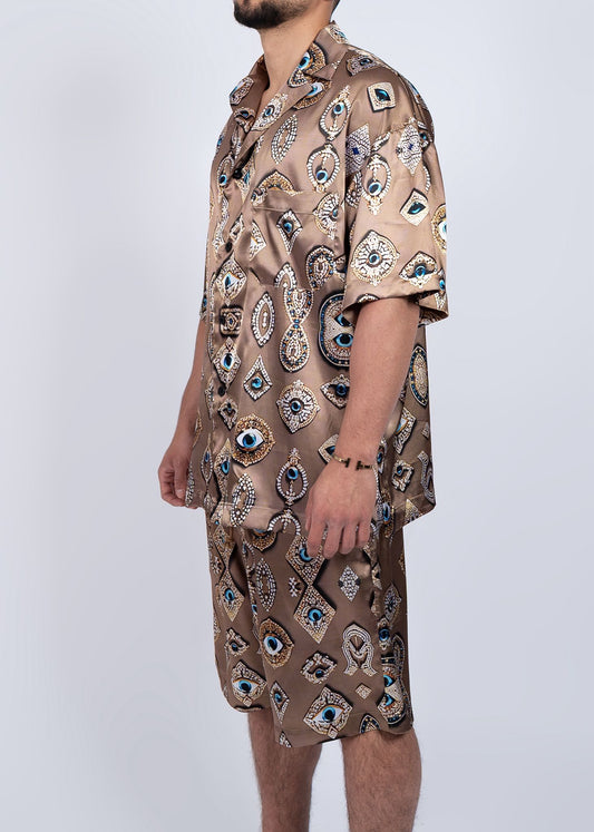 Brown Evil Eye Shirt