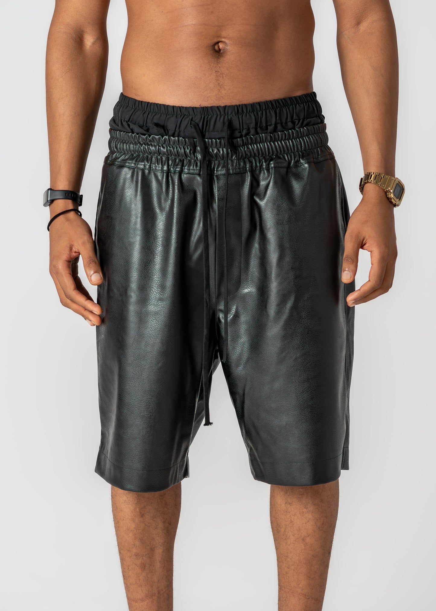 Double waist shorts