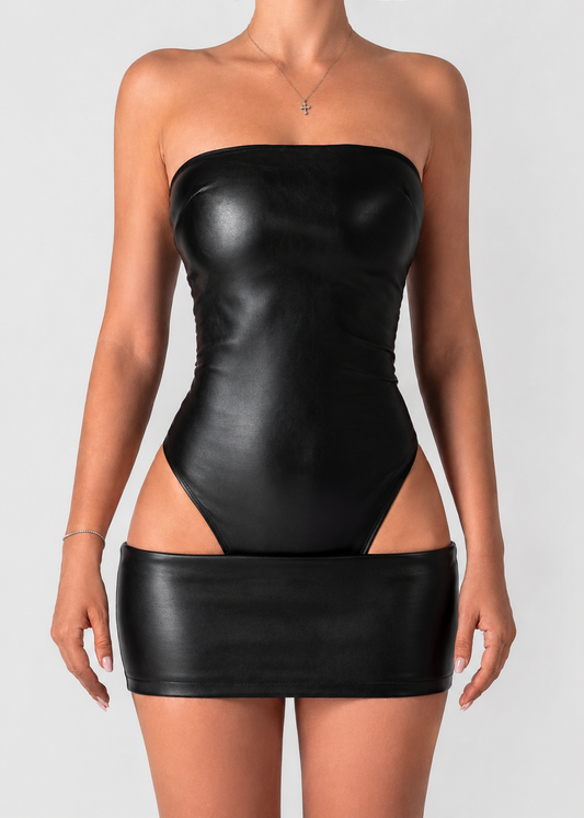 Split body dress