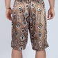 Brown Evil Eye Shorts