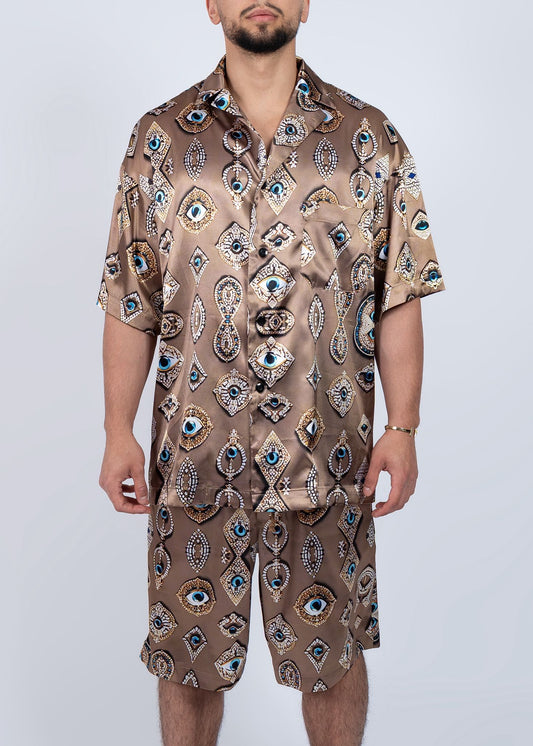 Brown Evil Eye Shirt