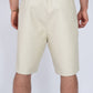 White Leather Shorts