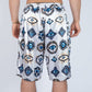 White Evil Eye Shorts